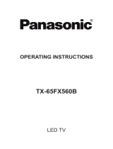 Panasonic TX65FX560B Operating instructions