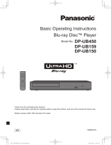 Panasonic DPUB450EB Operating instructions