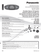 Panasonic RXD50EG Operating instructions