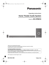 Panasonic SC-HTB510 Owner's manual