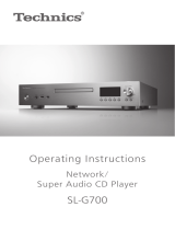 Panasonic SLG700E Operating instructions