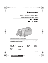 Panasonic HCV700SG Operating instructions