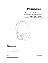 Panasonic RPHF410B Operating instructions