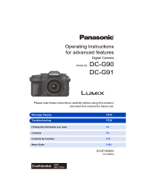 Panasonic DCG90EG Owner's manual