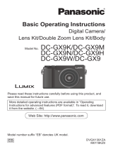 Panasonic DCGX9EB Operating instructions