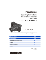 Panasonic DCLX100M2EG Owner's manual
