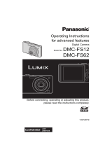 Panasonic DMCFS62 Operating instructions