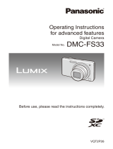 Panasonic DMCFS33 Operating instructions