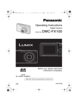 Panasonic DMCFX100 Operating instructions