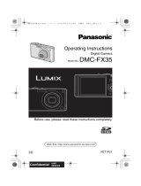 Panasonic DMCFX35 Operating instructions