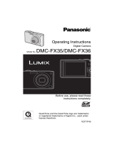 Panasonic DMC-FX35 Owner's manual