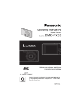 Panasonic DMCFX33 Owner's manual