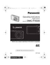 Panasonic DMCFX500 Operating instructions