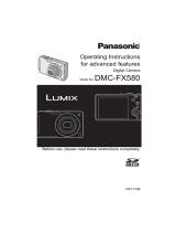 Panasonic DMCFX580 Operating instructions
