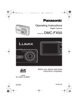Panasonic DMCFX50 Operating instructions