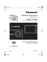 Panasonic DMCFX50 Operating instructions
