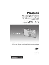Panasonic DMCFX70EG Operating instructions
