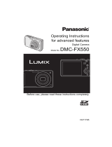 Panasonic DMCFX550 Operating instructions