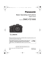 Panasonic DMC-FZ1000 Owner's manual