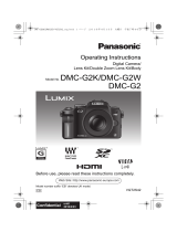 Panasonic DMCG2EB Operating instructions