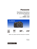 Panasonic DMC-G5KBODY Owner's manual