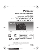Panasonic DMCG5KEB Quick start guide