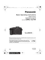 Panasonic DMCG7SG Operating instructions