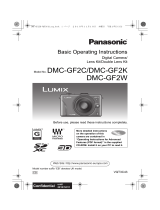 Panasonic DMCGF2WEB Quick start guide