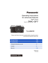 Panasonic DMC-GF7 Owner's manual
