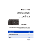 Panasonic DMCGM5LEB Owner's manual