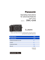 Panasonic DMC-GX8SBODY Owner's manual