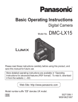 Panasonic DMCLX15EB Owner's manual