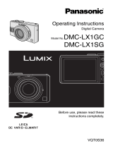 Panasonic DMCLX1GC Operating instructions