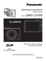 Panasonic DMCLX1EB Operating instructions
