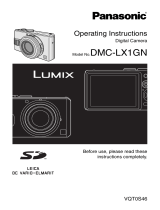 Panasonic DMCLX1GC User manual