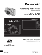 Panasonic DMCLX2 Operating instructions