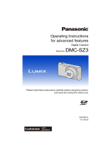 Panasonic DMC-SZ3 User manual