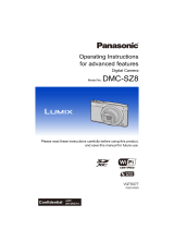 Panasonic DMCSZ8EB Operating instructions