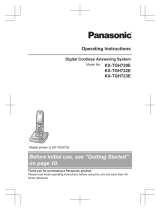 Panasonic KX-TGH722EXB Owner's manual