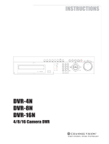 Channel Vision DVR-4N User manual