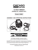 Chicago Electric 3882 User manual