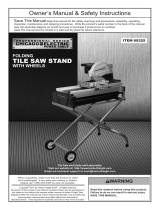 Chicago Electric Saw 69325 User manual