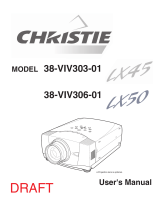 Christie Digital Systems 38-VIV306-01 LX50 User manual