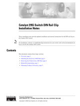 Cisco Switch 2955 User manual