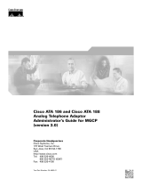 Cisco ATA 180 Series Analog Telephone Adaptors User manual