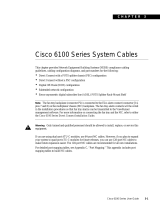 Cisco Systems 6100 User manual