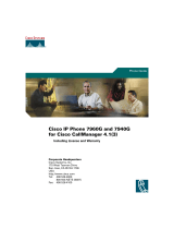 Cisco Systems 7960G User manual