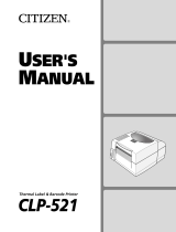 Citizen Systems CLP-521 User manual
