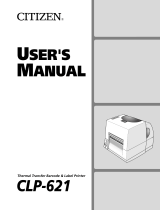 Citizen Systems Printer CLP-621 User manual