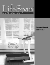 LifeSpan Treadmill 1.3 User manual